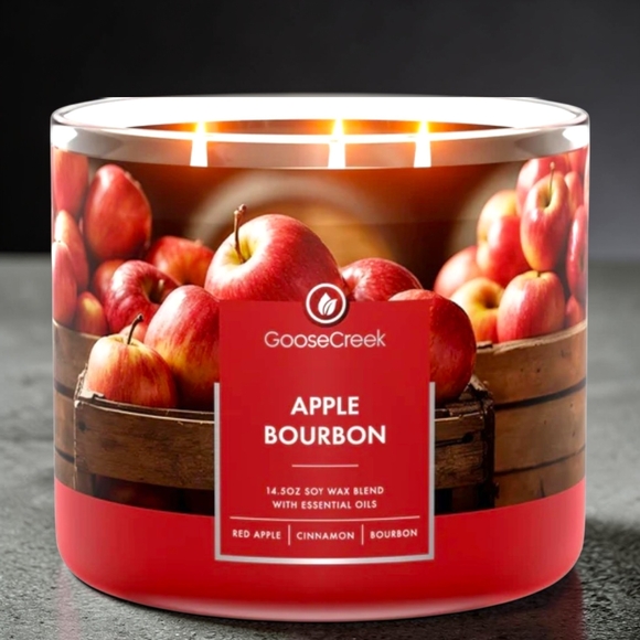 Goose Creek Other - Goose Creek Apple Bourbon 3-Wick Candle